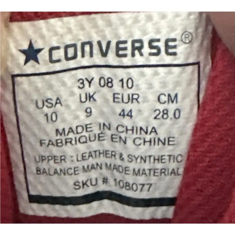 Converse shoes - Converse EB1 - 108077 - Black & Red (UPC: 0022868075327) 9