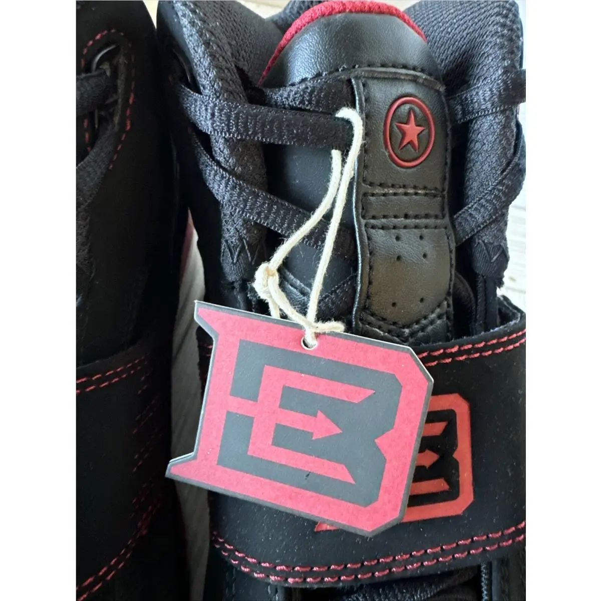 Converse shoes - Converse EB1 - 108077 - Black & Red (UPC: 0022868075327) 6