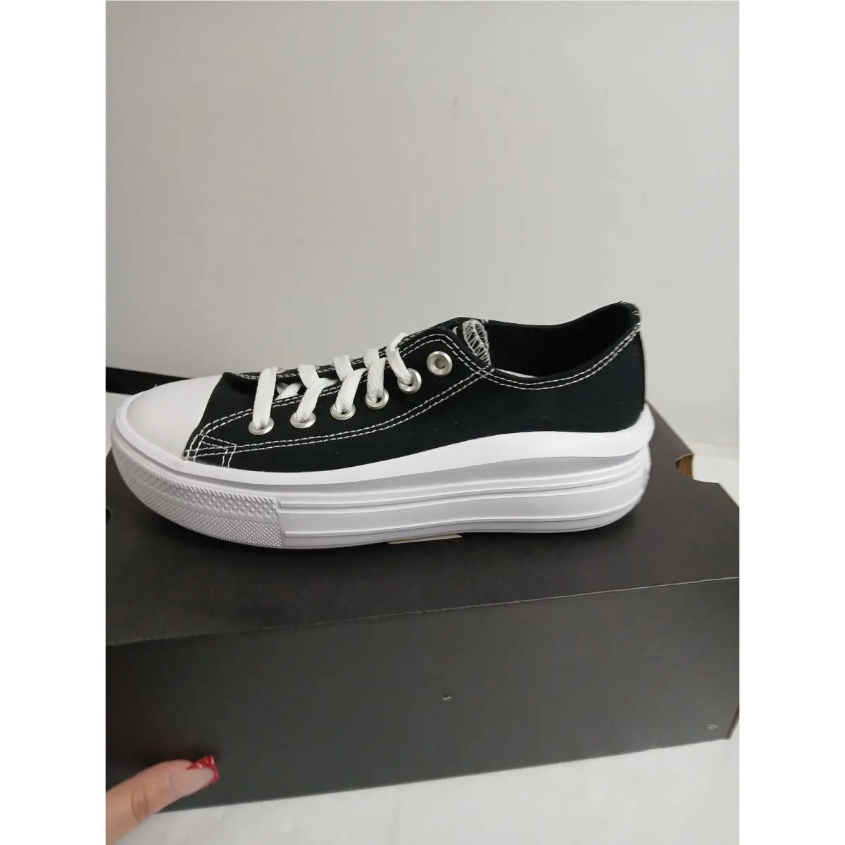 Converse Wmns Chuck Taylor All Star Low Shoes Black/white-size 9