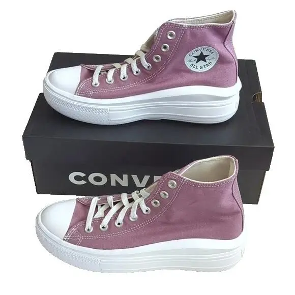 Converse Chuck Taylor All Star Move Women`s Platform Sneakers Size 9.5