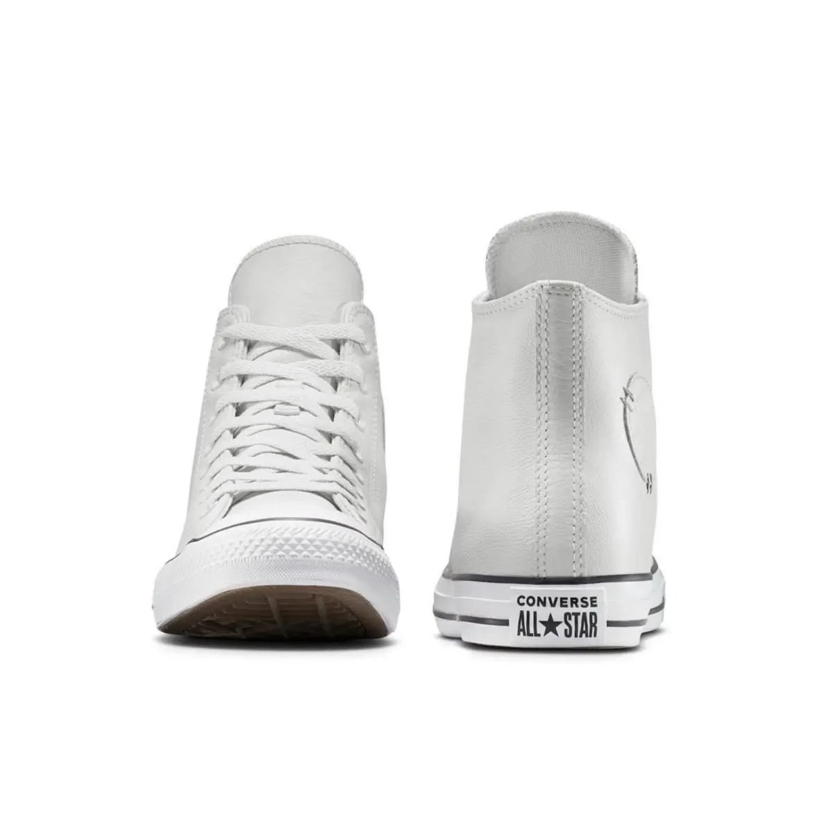 Converse shoes - Converse Chuck Taylor All Star Leather High Top - White 2