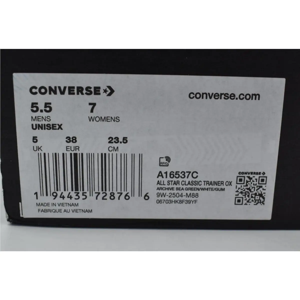 Converse shoes - Converse All Star - All Star - A16537C - Green (UPC: 194435728766) 9