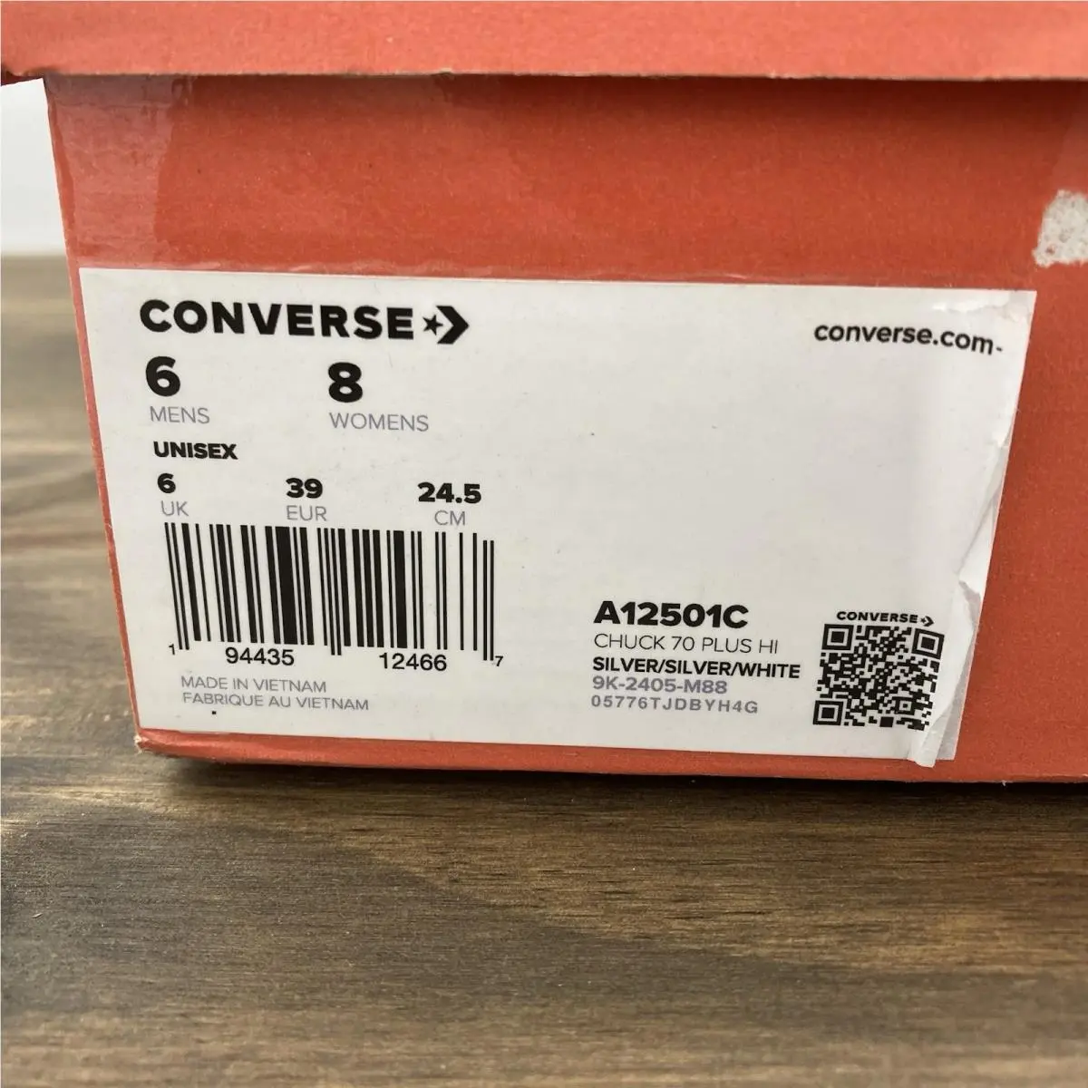 Converse shoes - Converse Chuck 70 - Chuck - A12501C - Silver 8