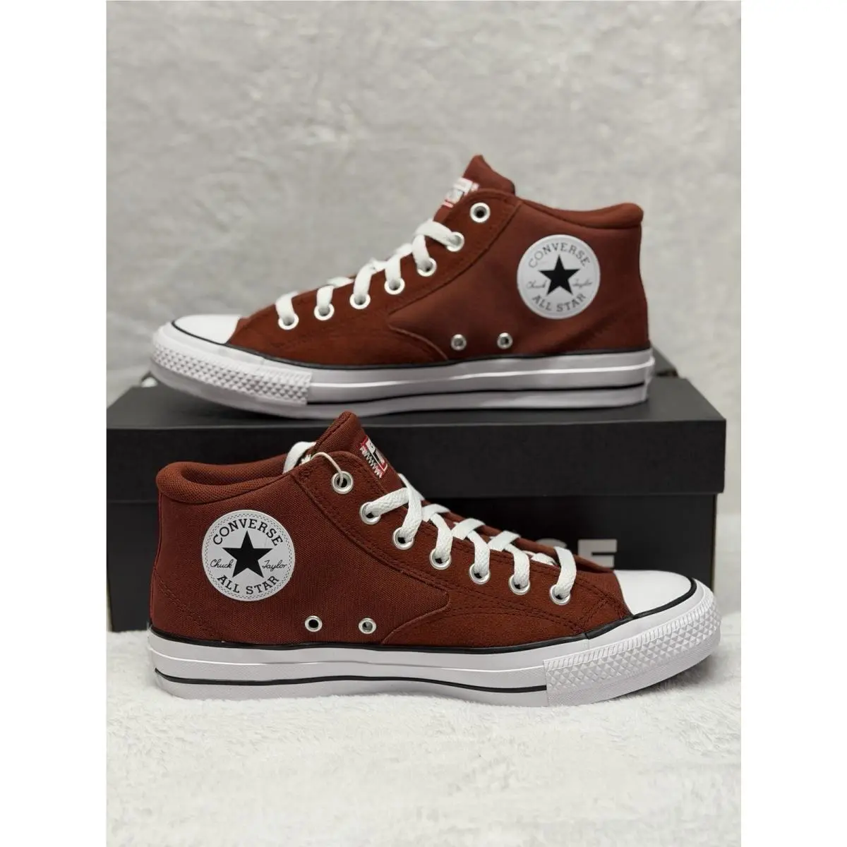 Converse Ctas Malden Street Mid Brown Canvas Men’s Size 9.5 Sneakers