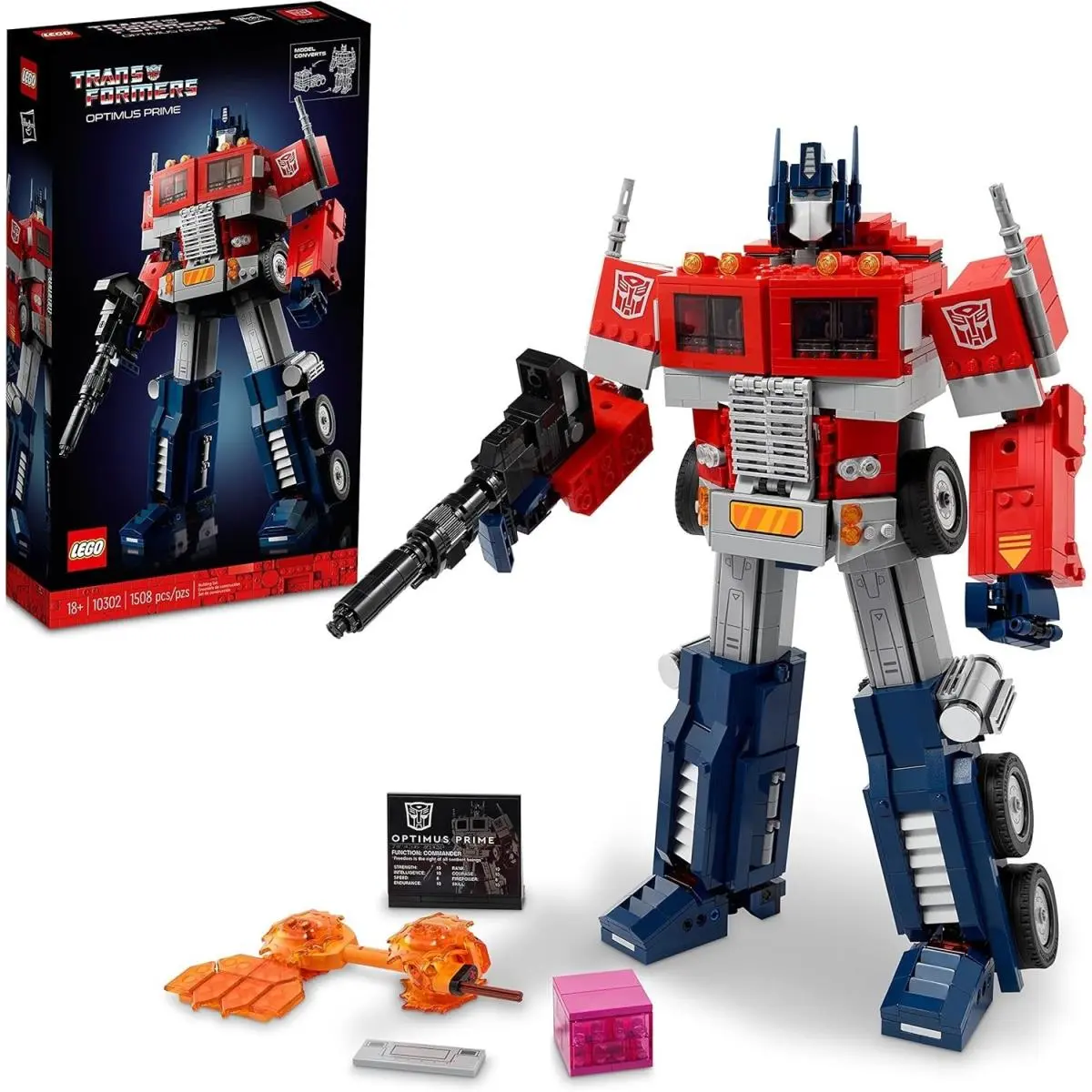 Optimus Prime Transformers 2-in-1 Model Kit - Motor Through Imagination and Play