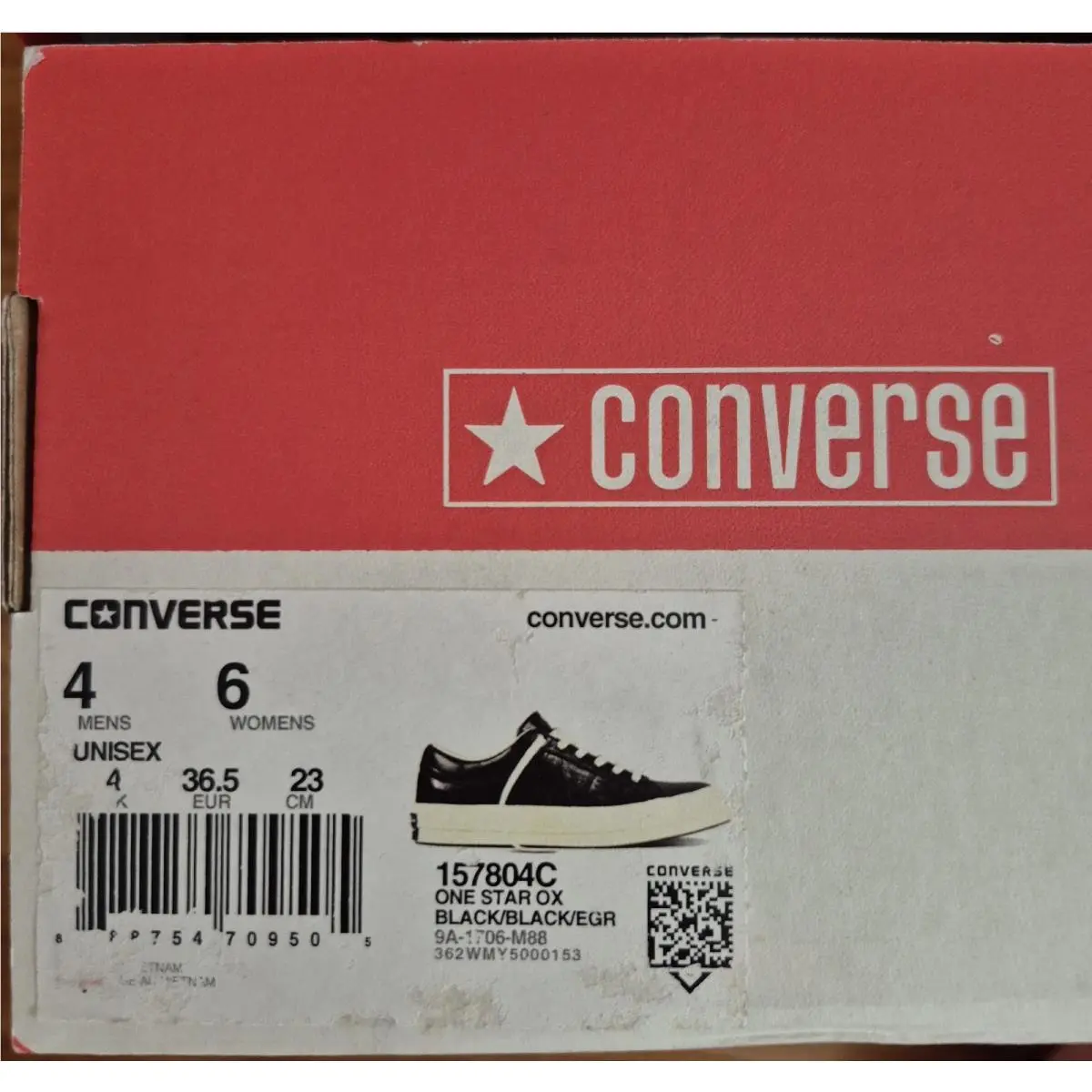 Converse shoes - Converse One Star Ox - One Star - 157804C - Black 0