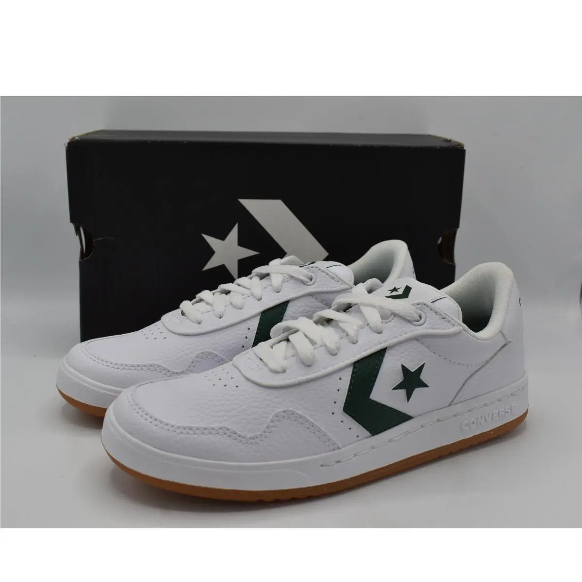 Converse Women Size 7 SC25 OX Low Top Green White Gum Skate Shoes Sneakers Y2K