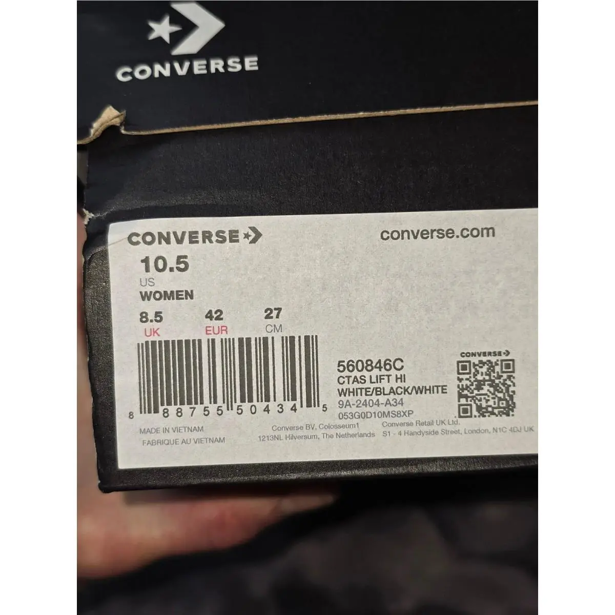 Converse shoes - Chuck Taylor All Star Lift Platform - White 5