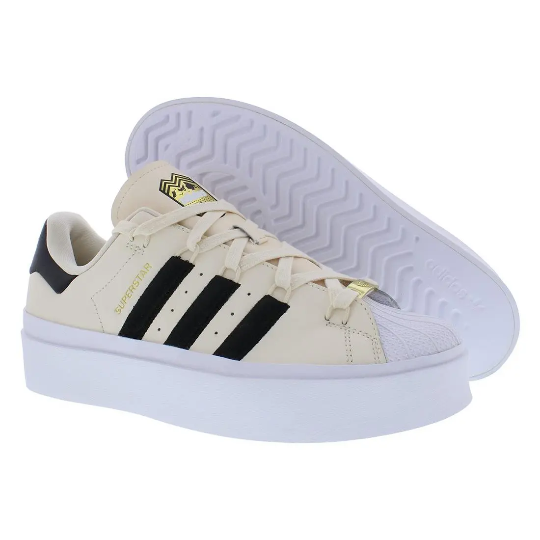 Adidas Superstar Bonega Platform Leather Womens Shoes