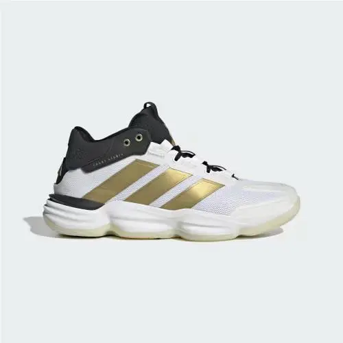 Adidas shoes - Cloud White / Gold Metallic / Core Black 9