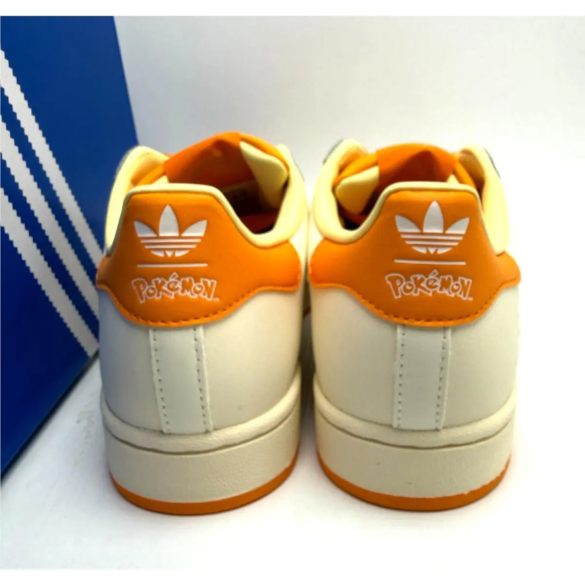 Adidas shoes - adidas Superstar II J - Superstar - White / Yellow / Orange 3