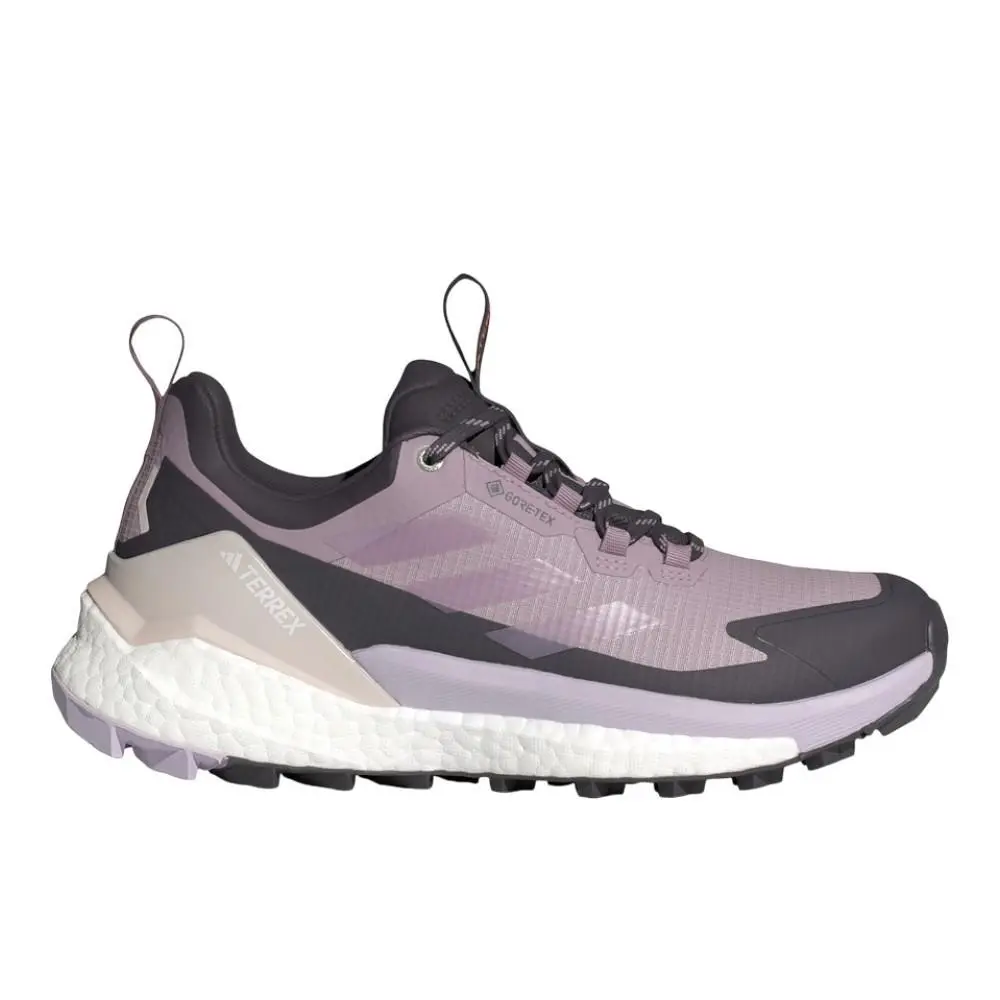 Adidas Terrex Free Hiker 2.0 Low Goretex Hiking Womens Purple Sneakers Athletic