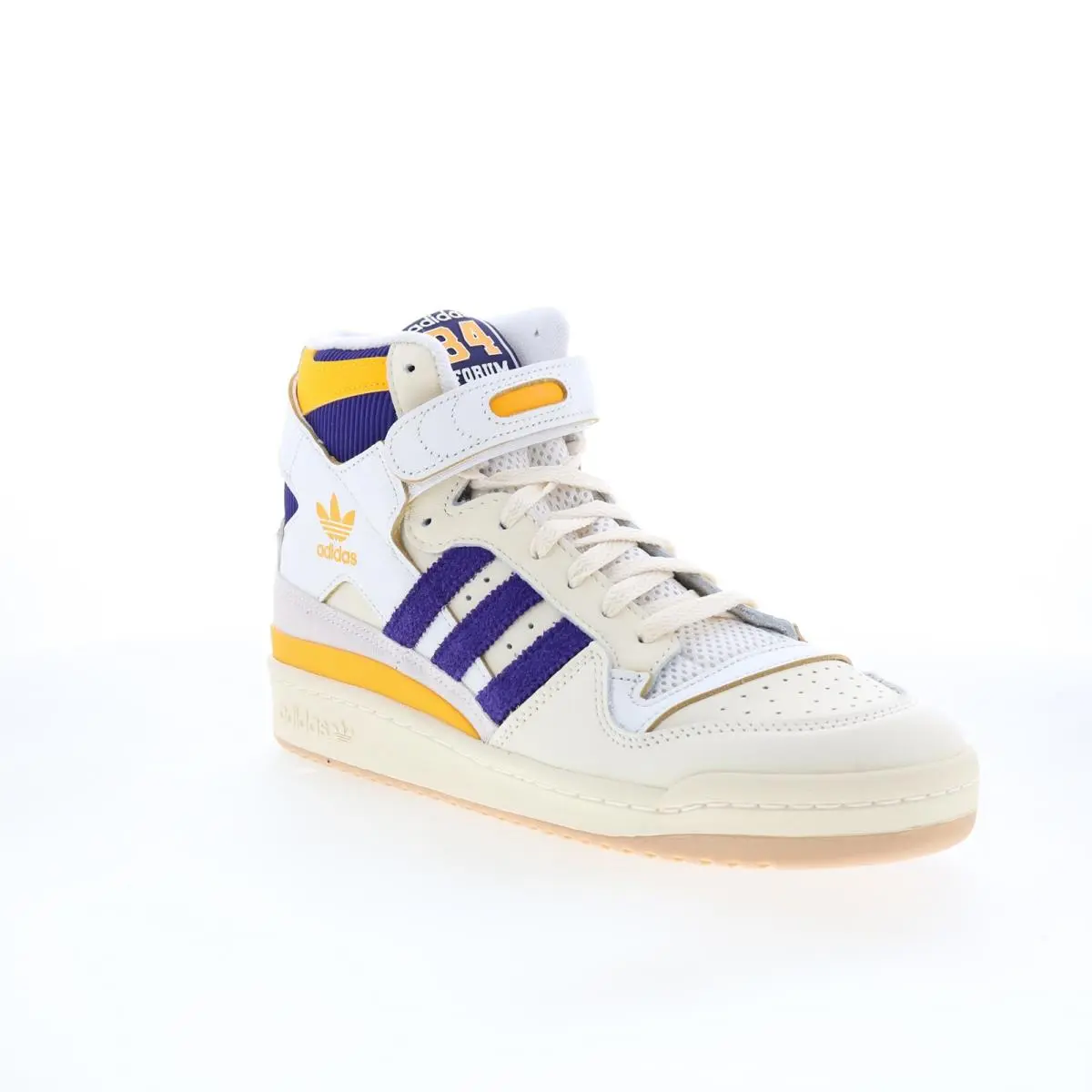 Adidas shoes - Adidas Forum 84 High Lakers - GX9054 - Beige 8