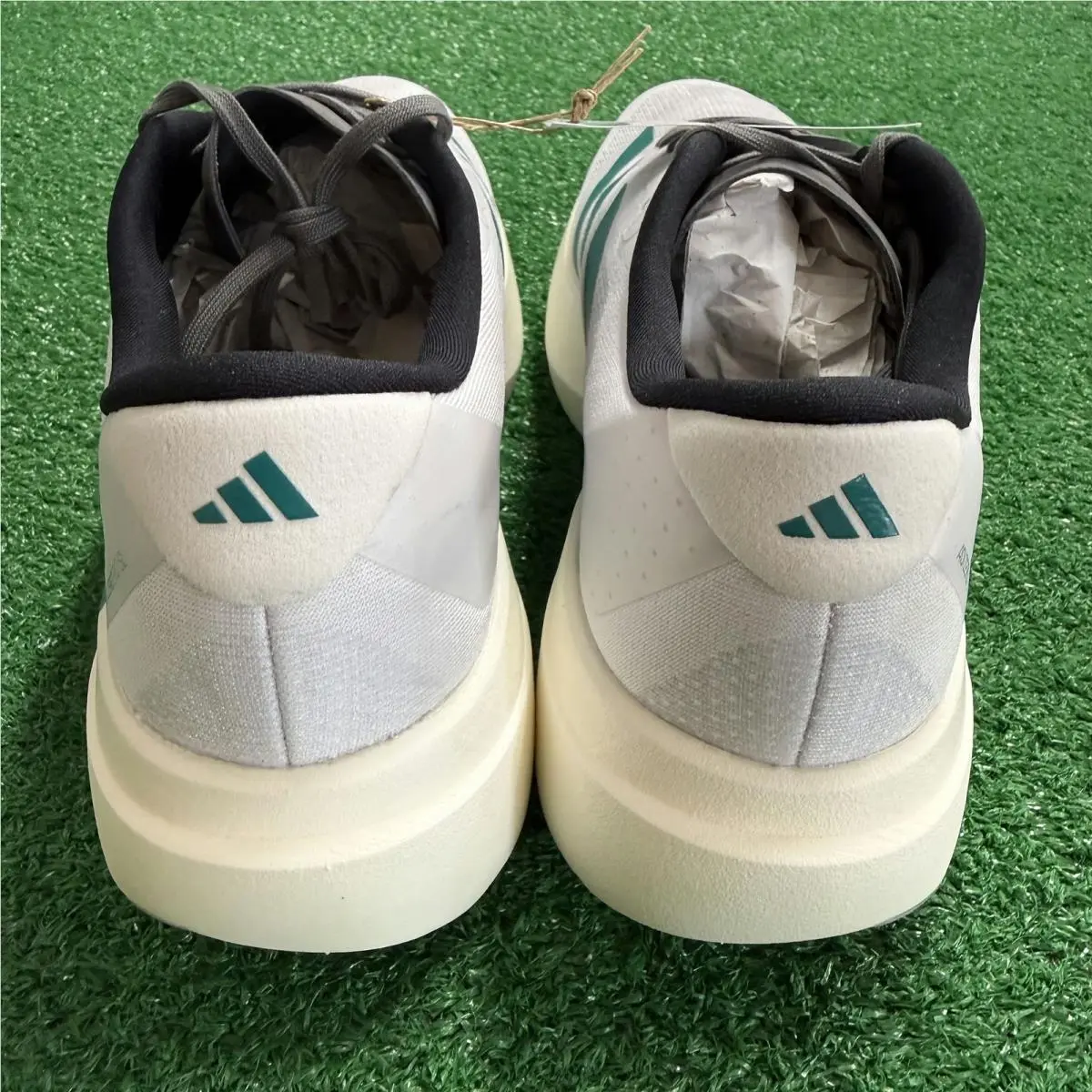Adidas shoes - Adizero Evo SL White Pure Teal - JS4487 - White 3