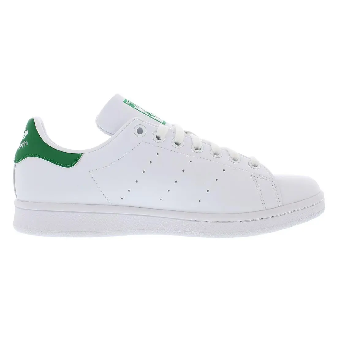 Adidas shoes - Cloud White/Green/Cloud White, Main: White 1