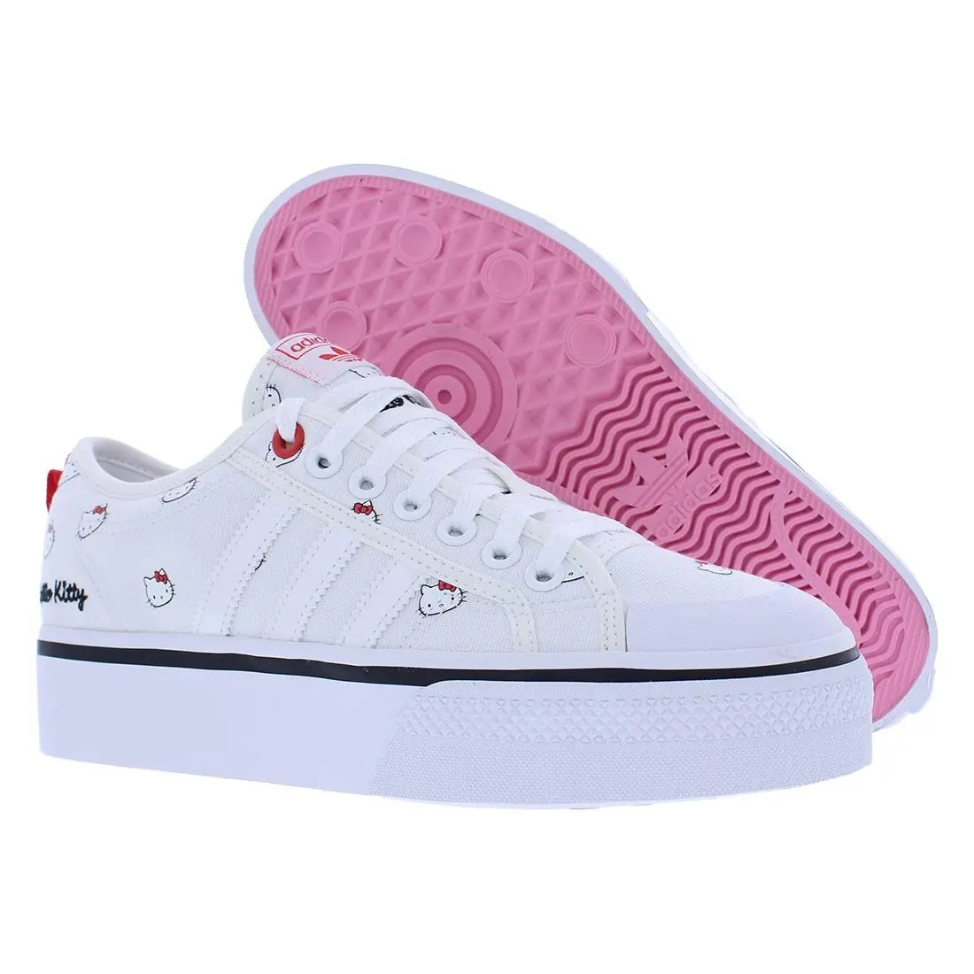 Adidas shoes - Core White/Core White/Core Black, Main: White 4