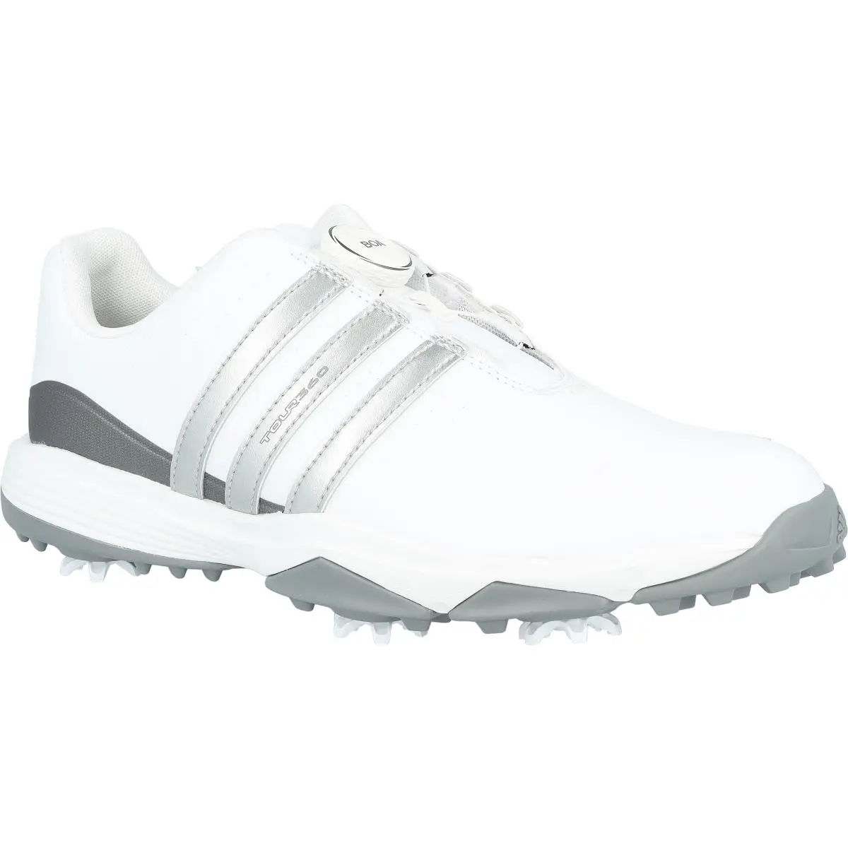 Adidas shoes - JR Tour360 24 BOA - BOA - FTWR White/Silver Metallic/Dash Grey 16