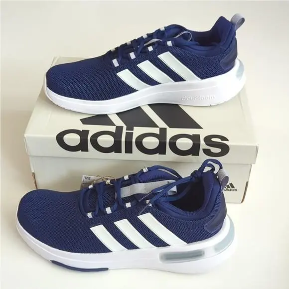 Adidas shoes - adidas Racer - Racer - IG7328 - Carbon / Core Black / Royal Blue 0