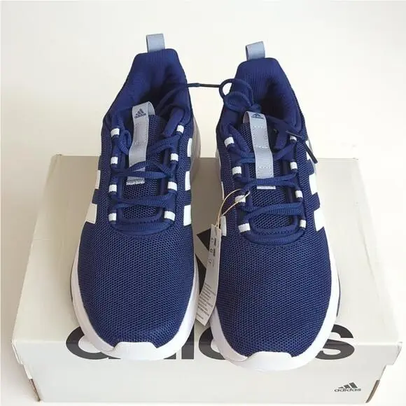 Adidas shoes - adidas Racer - Racer - IG7328 - Carbon / Core Black / Royal Blue 10