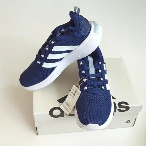 Adidas shoes - adidas Racer - Racer - IG7328 - Carbon / Core Black / Royal Blue 5