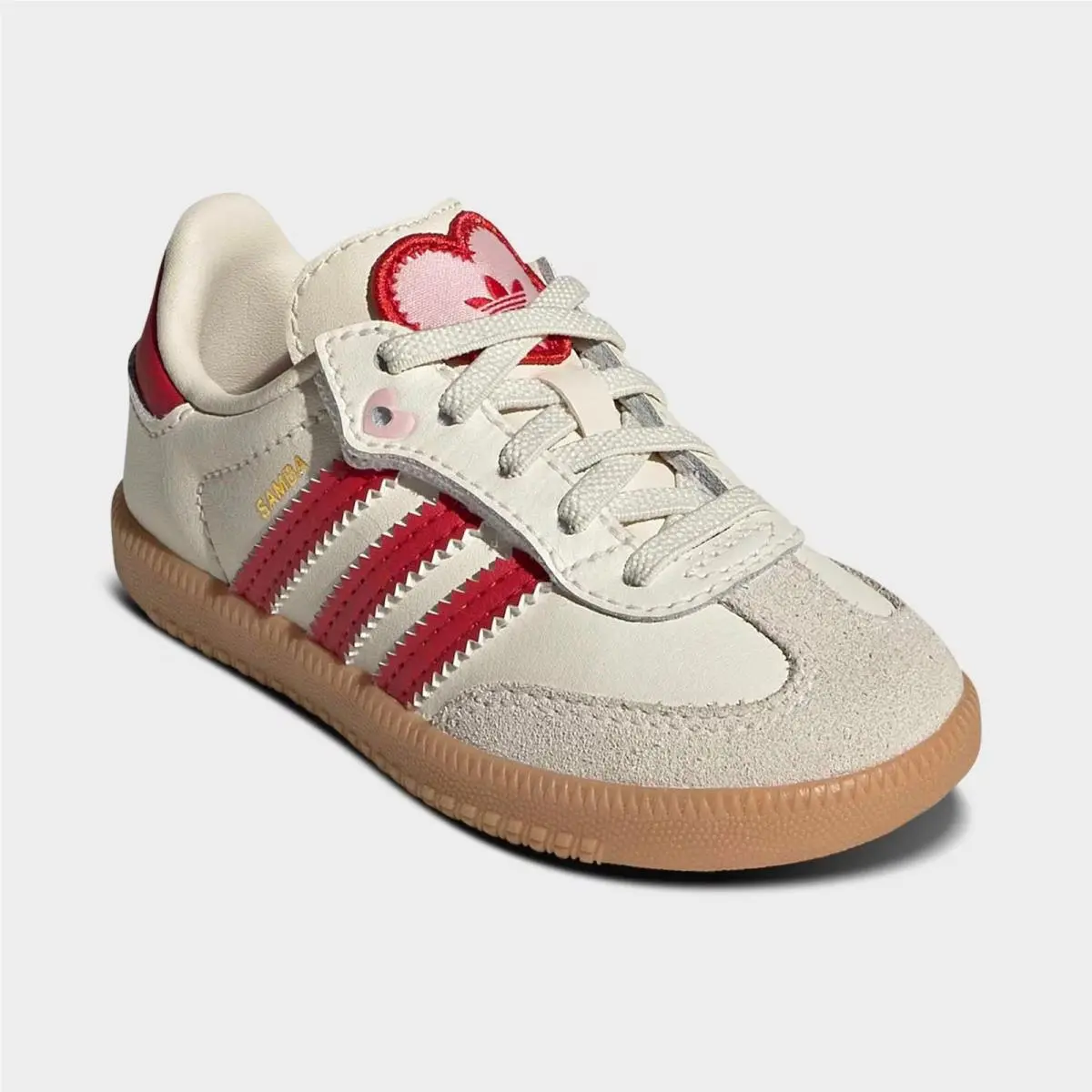 Adidas shoes - KI6682 250 - Cream White/Better Scarlet/Gum 5