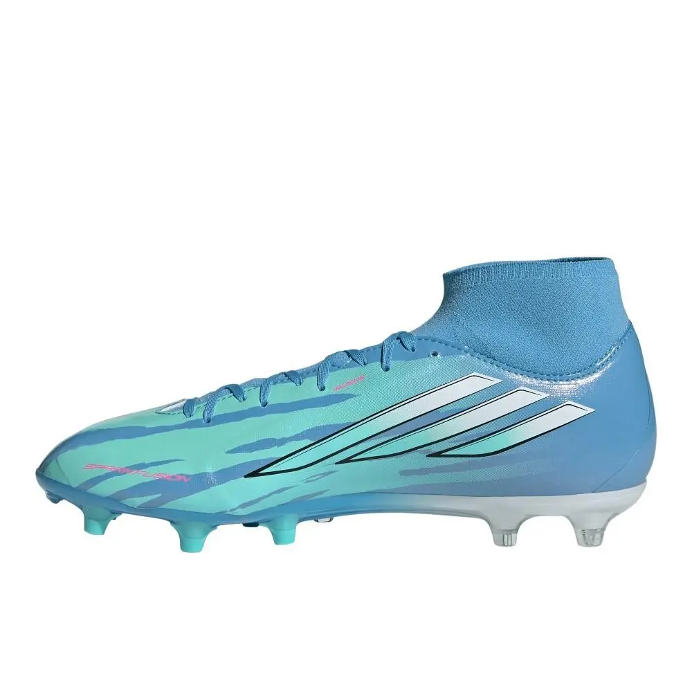 Adidas shoes - adidas F50 Sparkfusion League Mid Cut Firm Ground  Artificial Gra - SB1158-LA4046 - Blue 1