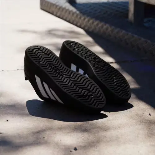 Adidas shoes - Core Black / Cloud White / Matte Gold 2