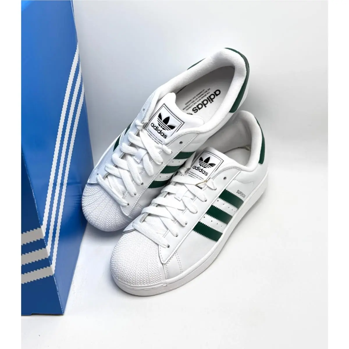 Adidas shoes - adidas Superstar II - Superstar - JQ4730 - Footwear White/Collegiate Green/Core Black 11