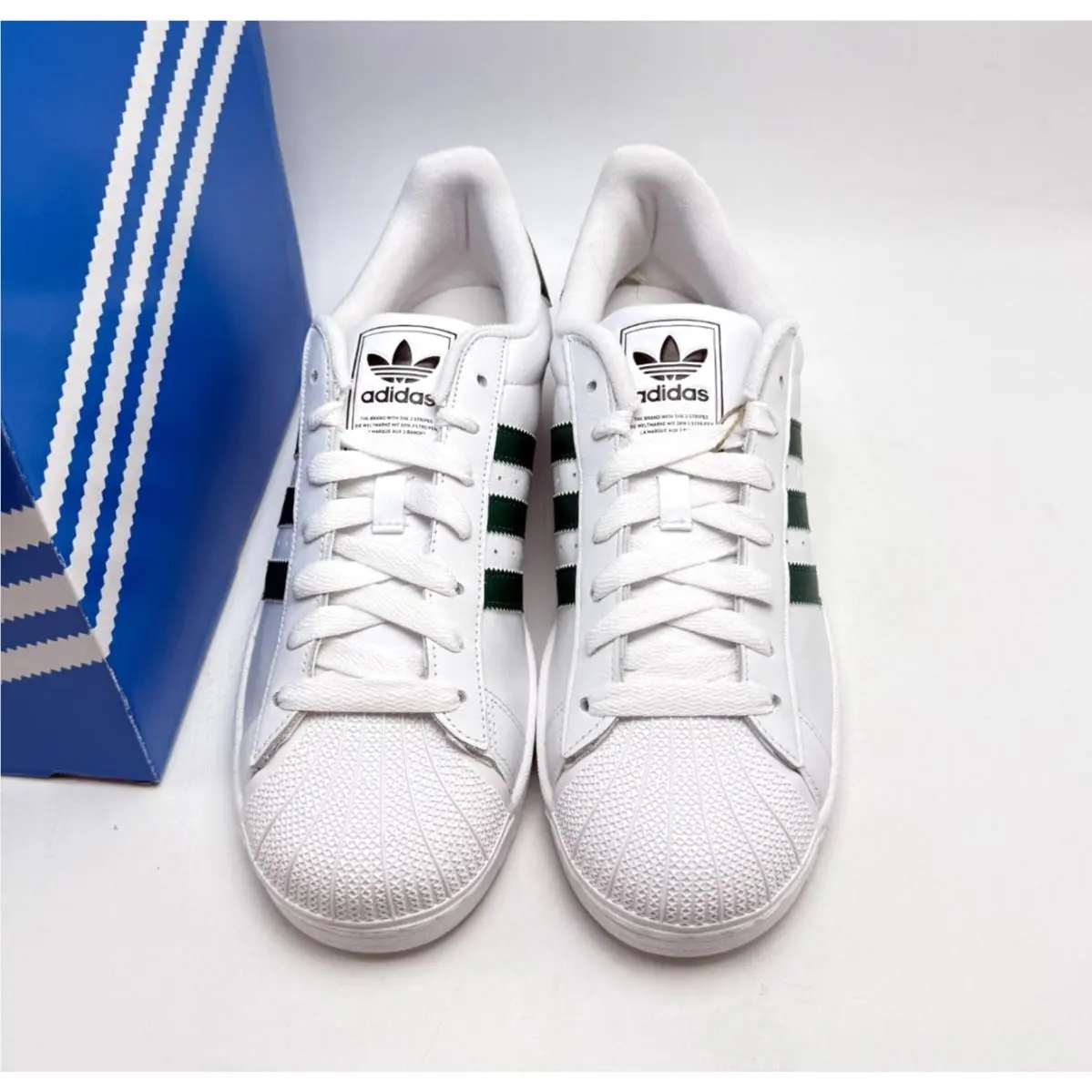 Adidas shoes - adidas Superstar II - Superstar - JQ4730 - Footwear White/Collegiate Green/Core Black 7