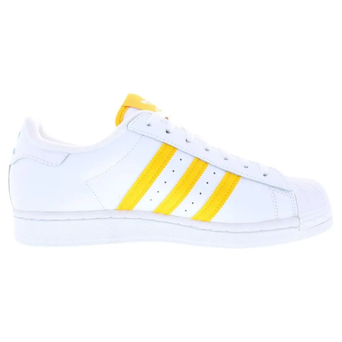 Adidas shoes - Cloud White/Gold/Blue, Main: White 1