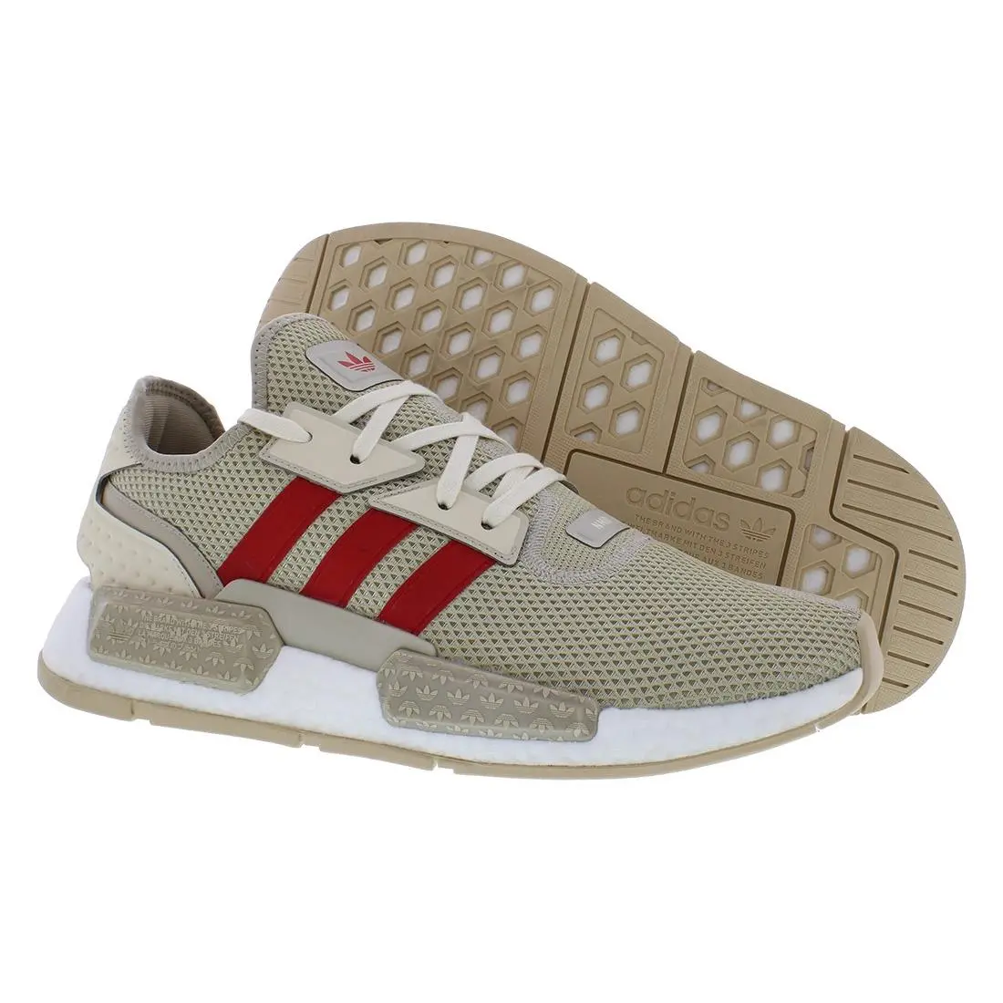 Adidas shoes - Wonder Beige/Red/Wonder White, Main: Beige 4