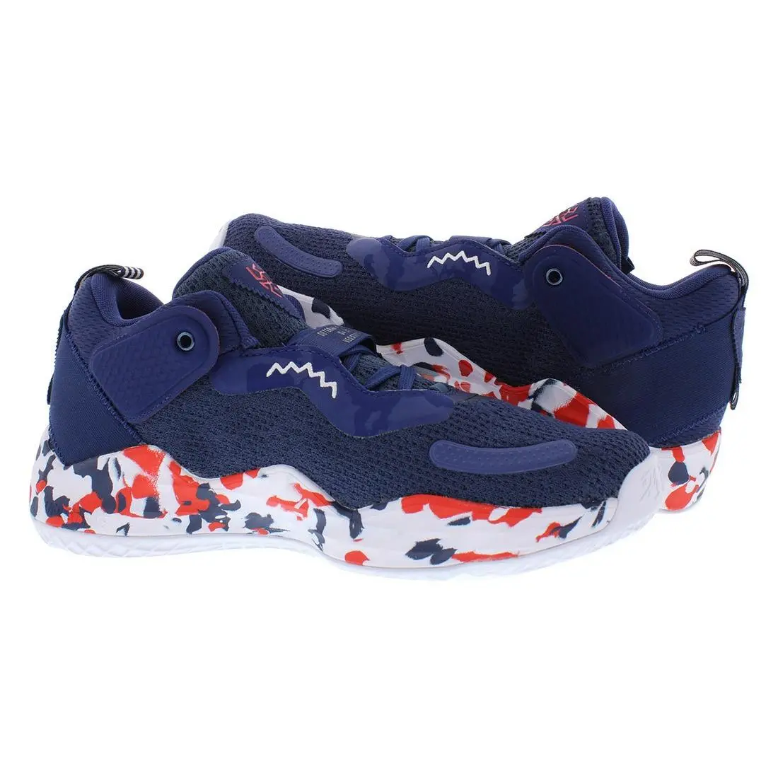 Adidas shoes - Navy Blue/Footwear White/Vivid Red, Main: Blue 2