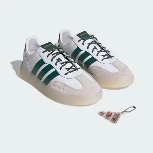 Adidas shoes - Cloud White / Dark Green / Collegiate Orange 1