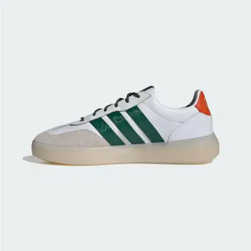 Adidas shoes - Cloud White / Dark Green / Collegiate Orange 6
