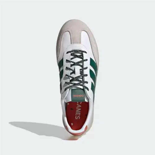 Adidas shoes - Cloud White / Dark Green / Collegiate Orange 13
