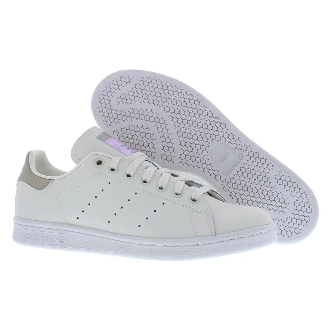 Adidas Stan Smith Leather Womens Shoes Size 7 Color: Cream/pink
