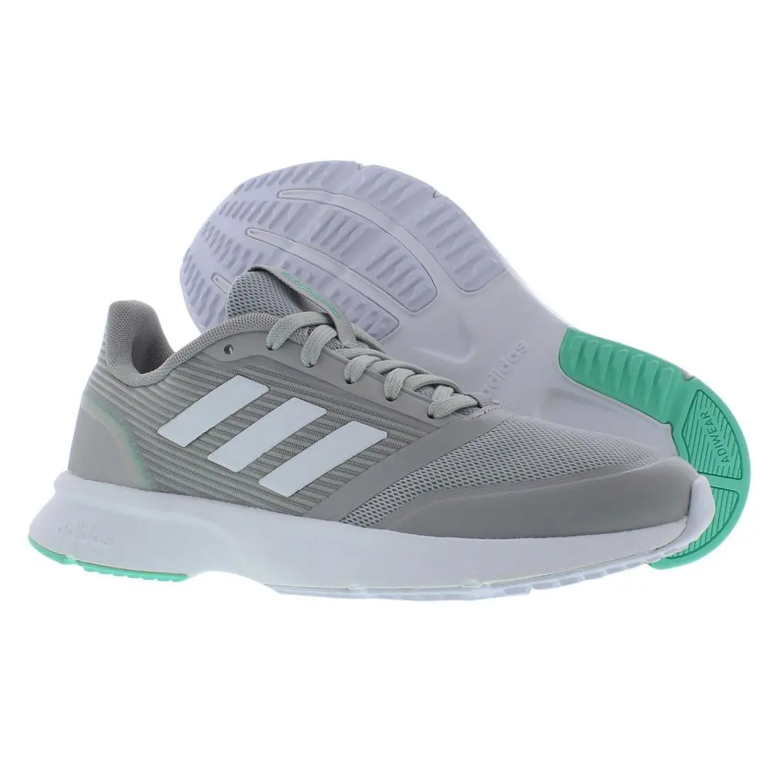 Adidas shoes - Grey/White/Bahia Mint, Main: Grey 4