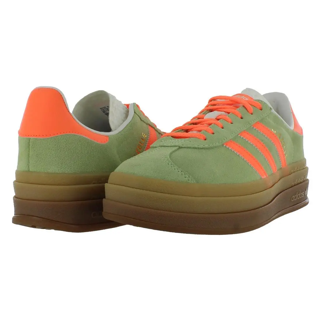 Adidas shoes - Semi Green Spark/Orange, Main: Green 0