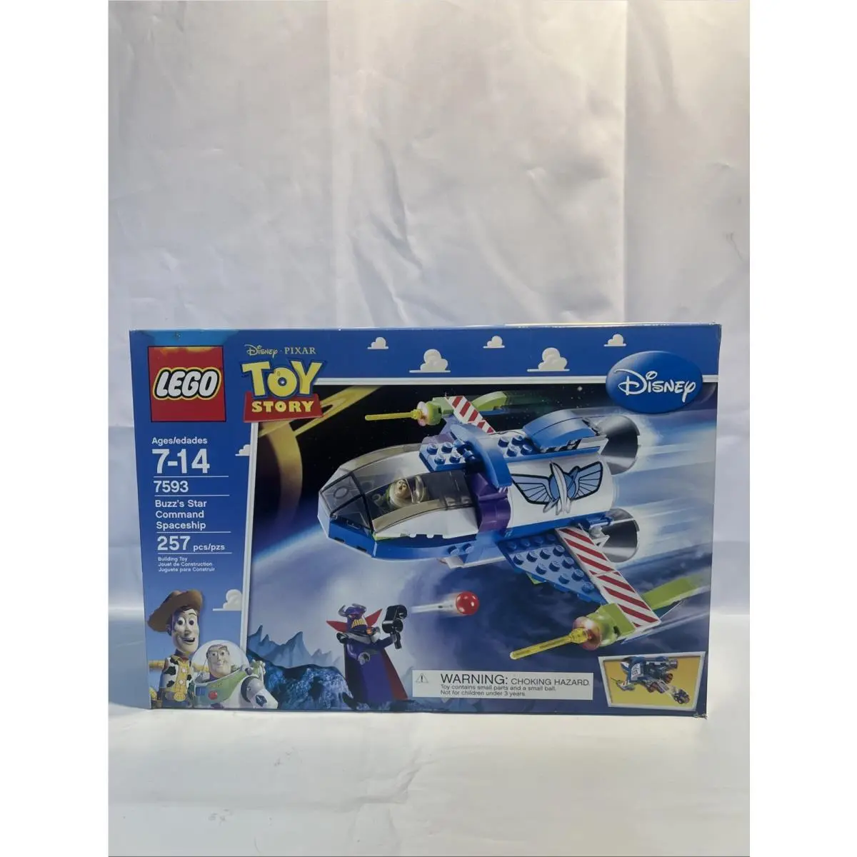 Lego 7593 Toy Story Buzz’s Star Command Spaceship 257 Pieces Retired