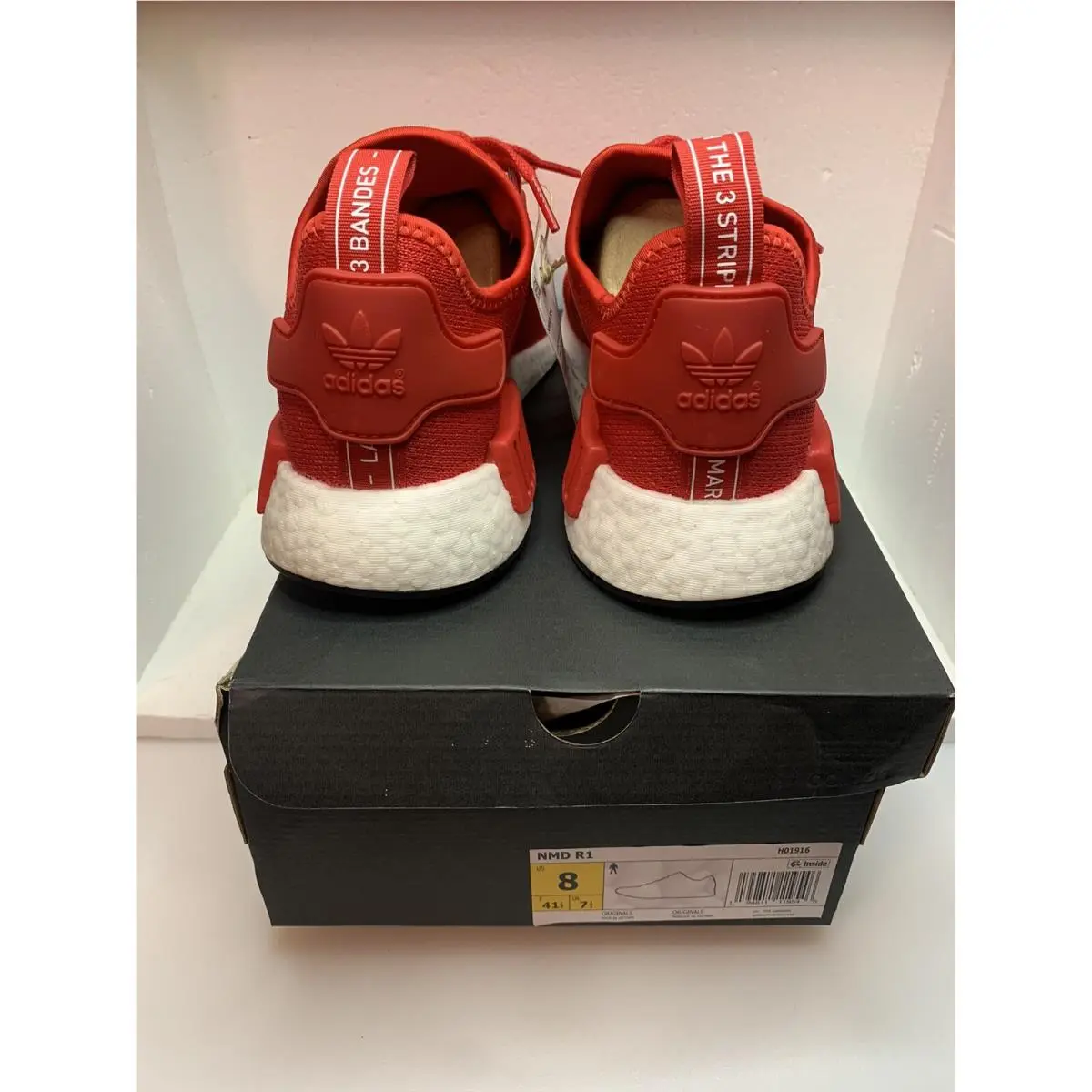 Adidas shoes - adidas NMD R1 - NMD - H01916 - Red 4