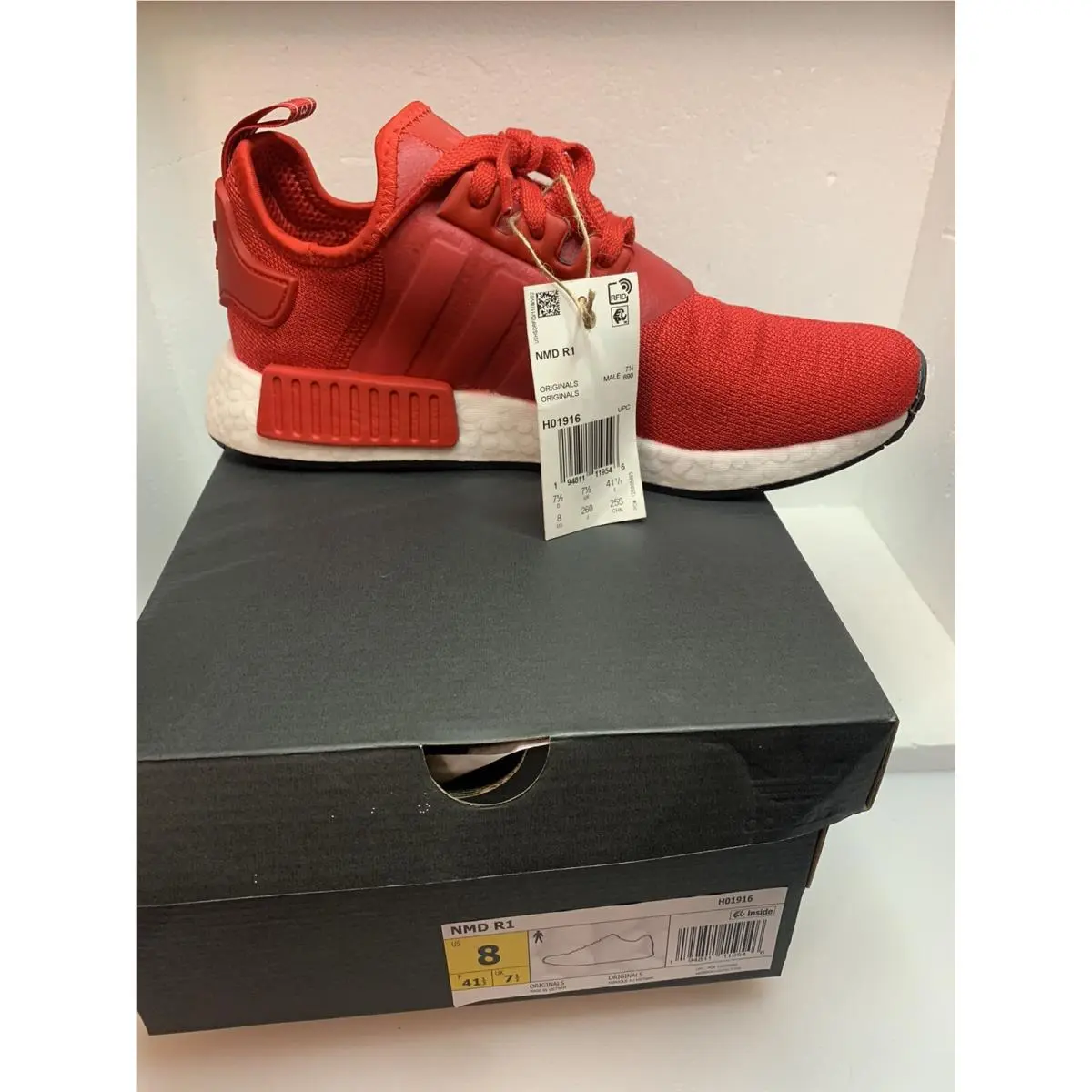 Adidas shoes - adidas NMD R1 - NMD - H01916 - Red 6