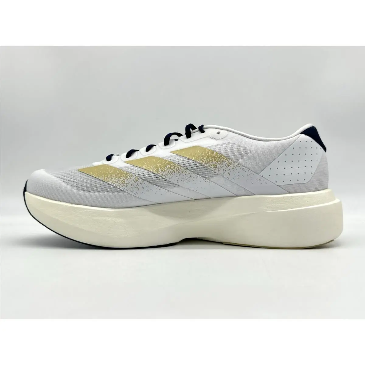 Adidas shoes - adidas Adizero Evo SL - Adizero Evo - JQ4577 - White Gold Navy Blue (UPC: 198320548903) 1
