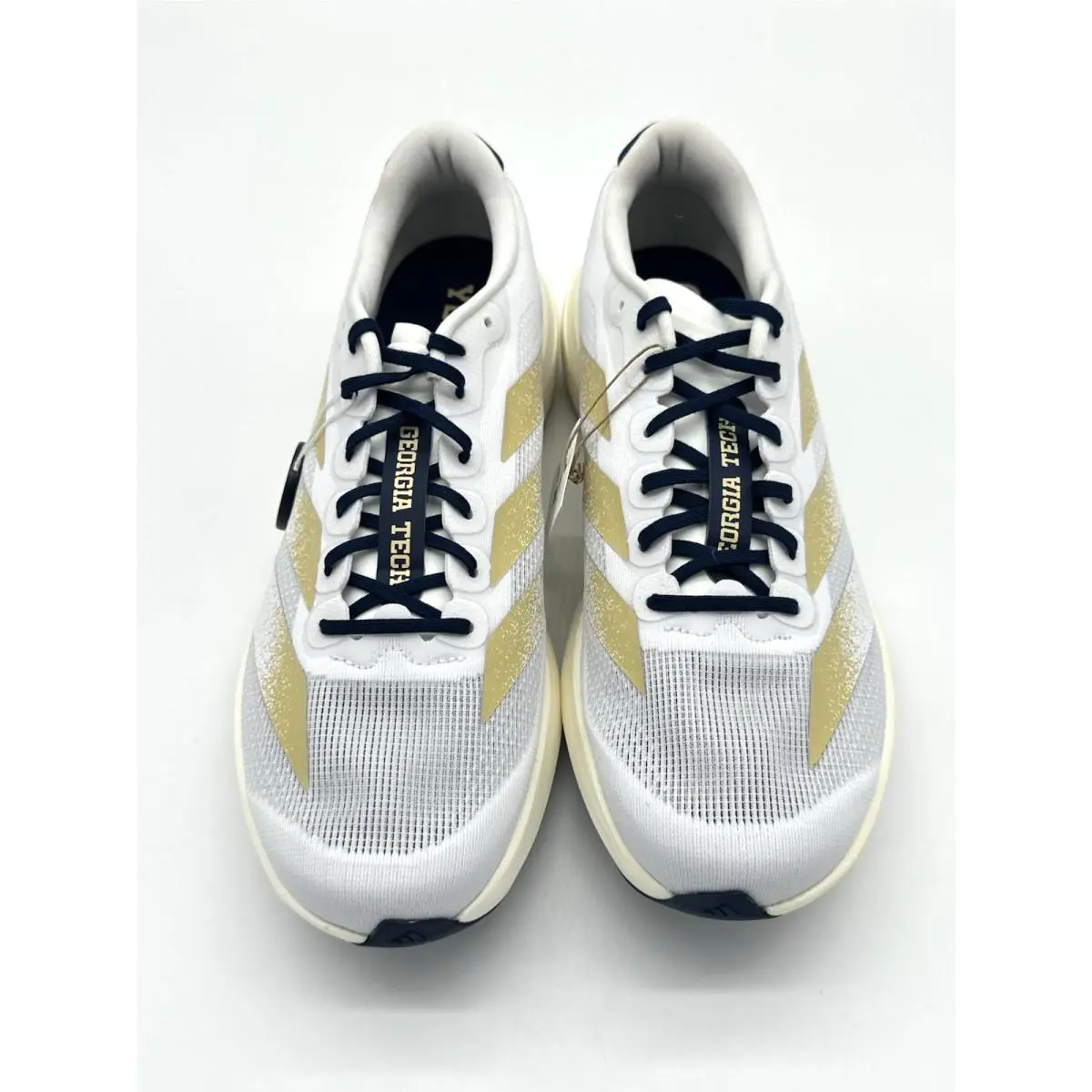 Adidas shoes - adidas Adizero Evo SL - Adizero Evo - JQ4577 - White Gold Navy Blue (UPC: 198320548903) 2