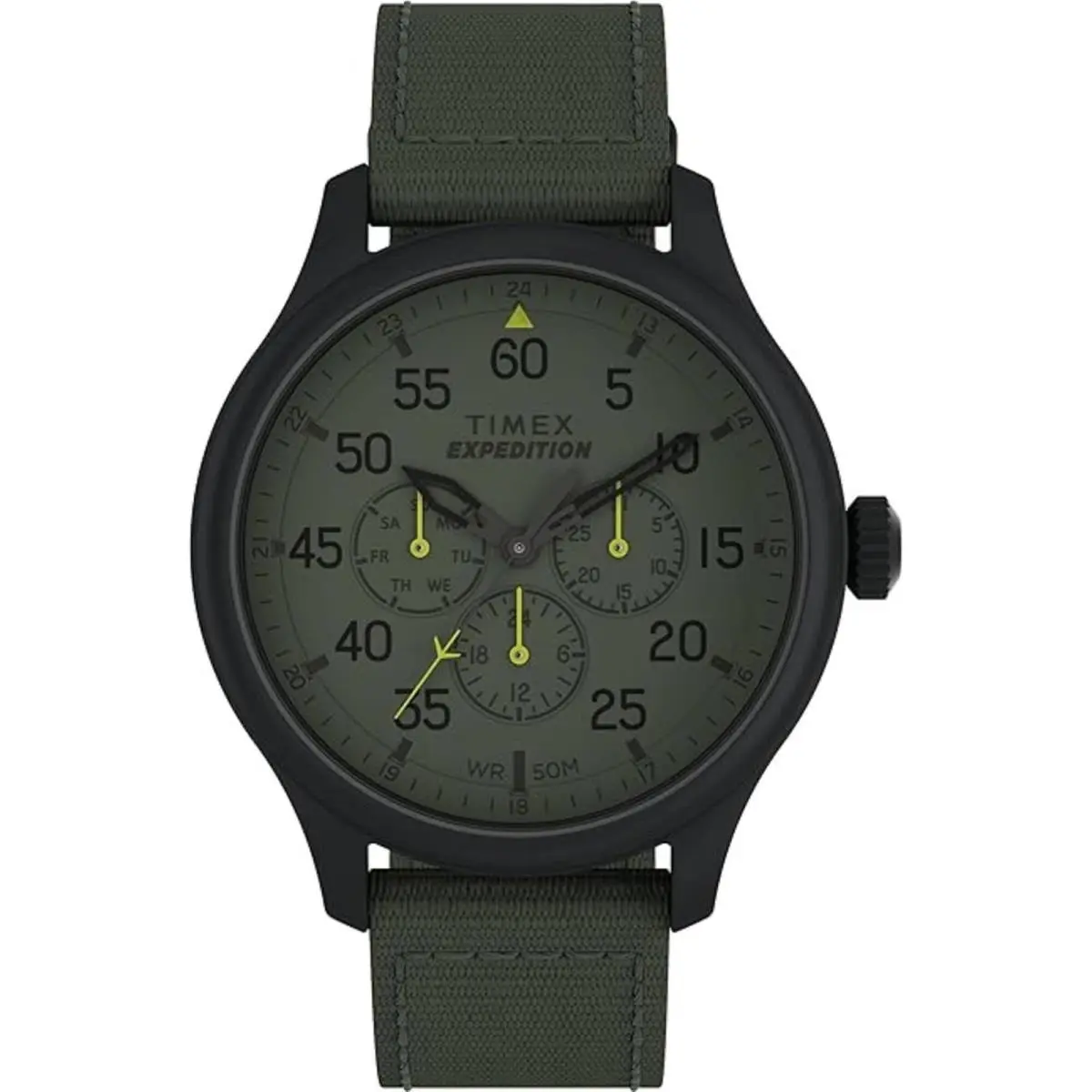 Timex Men`s Watch Expedition Field Quartz Black Case Green Strap TW4B310009J
