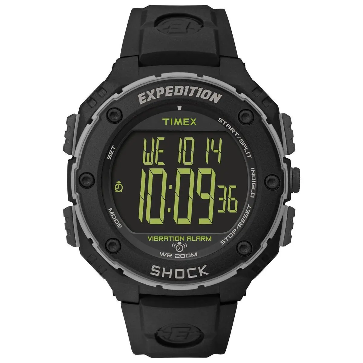 Timex Men`s Expedition Shock XL T49950 Vibrating Alarm 50mm Digital Watch