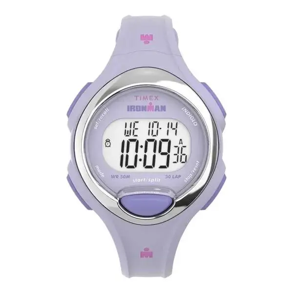 Timex Ironman TW2W17100 Unisex Watch Quartz Digital Display Vibrant Purple