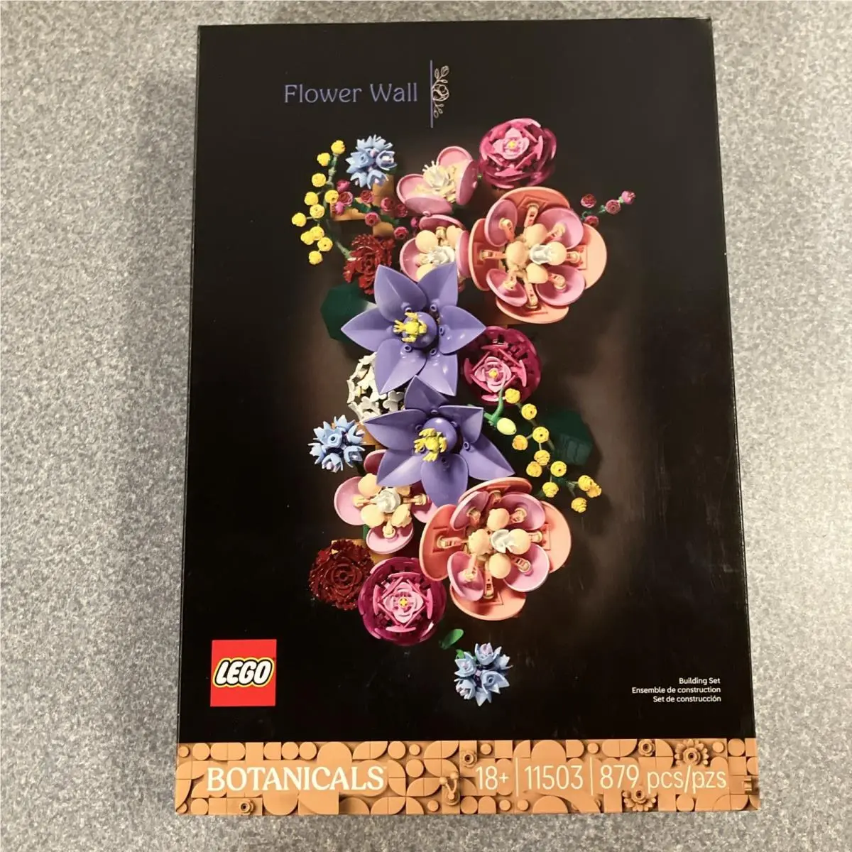 Lego Botanicals Flower Wall Decor Building Set For Adults Ages 18+ 11503