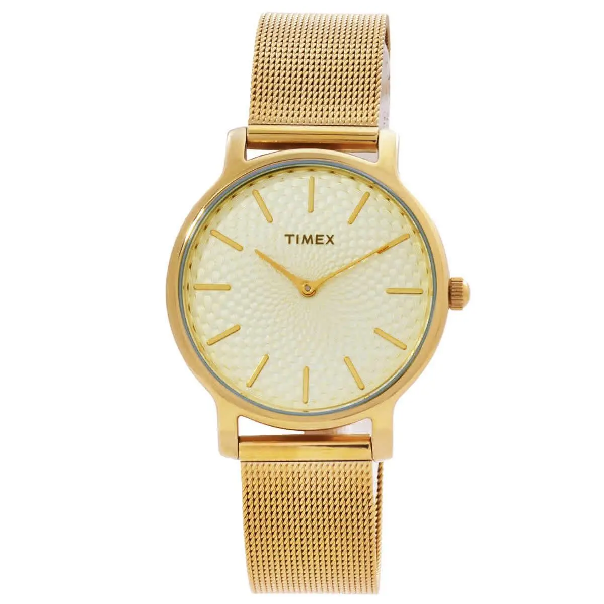 TW2R36100GP Transcend Gold-tone Dial 34 mm Women`s Watch by Timex