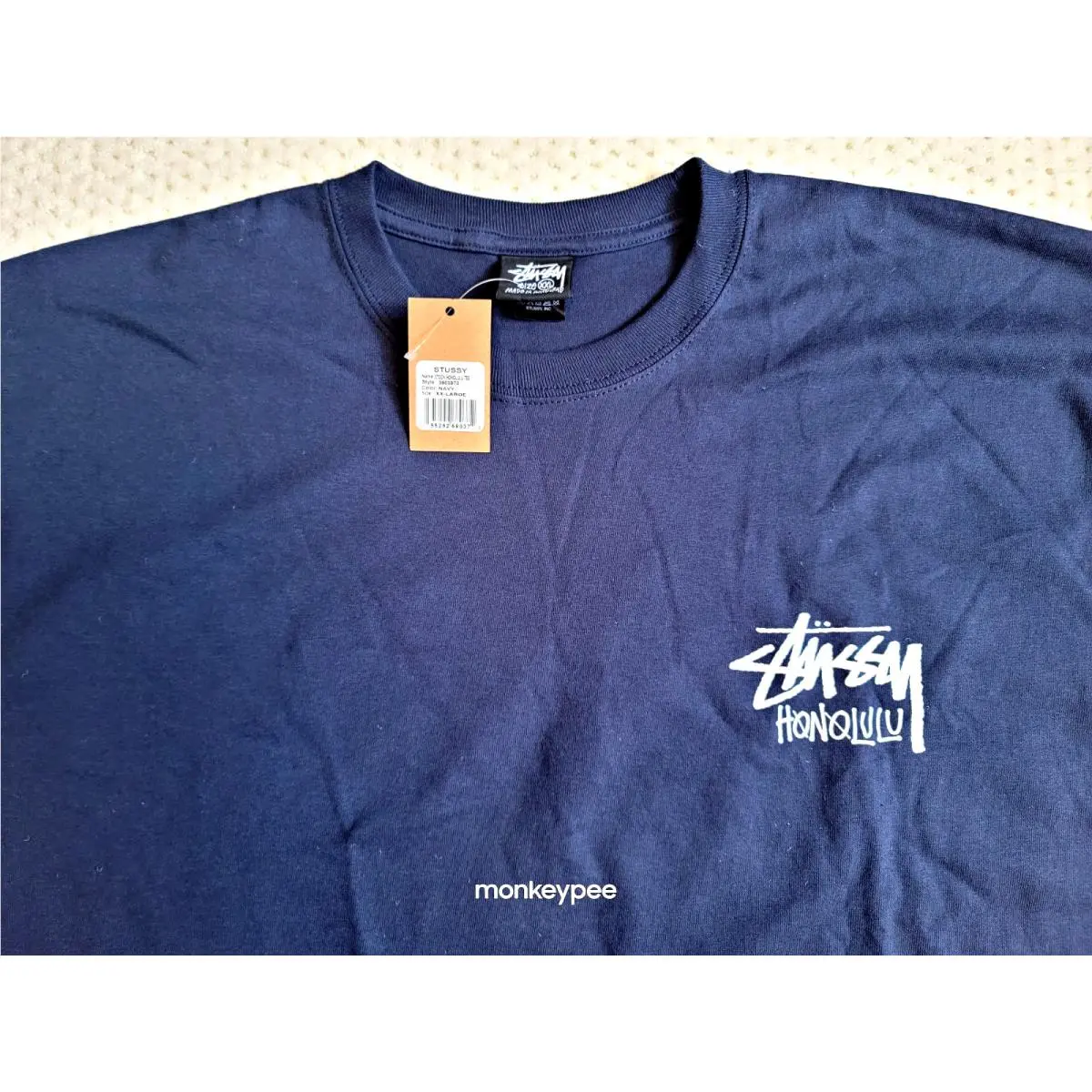 Stussy  clothing - STOCK HONOLULU TEE - STOCK HONOLULU TEE - 3903970 - Blue (UPC: 195292680372) 3
