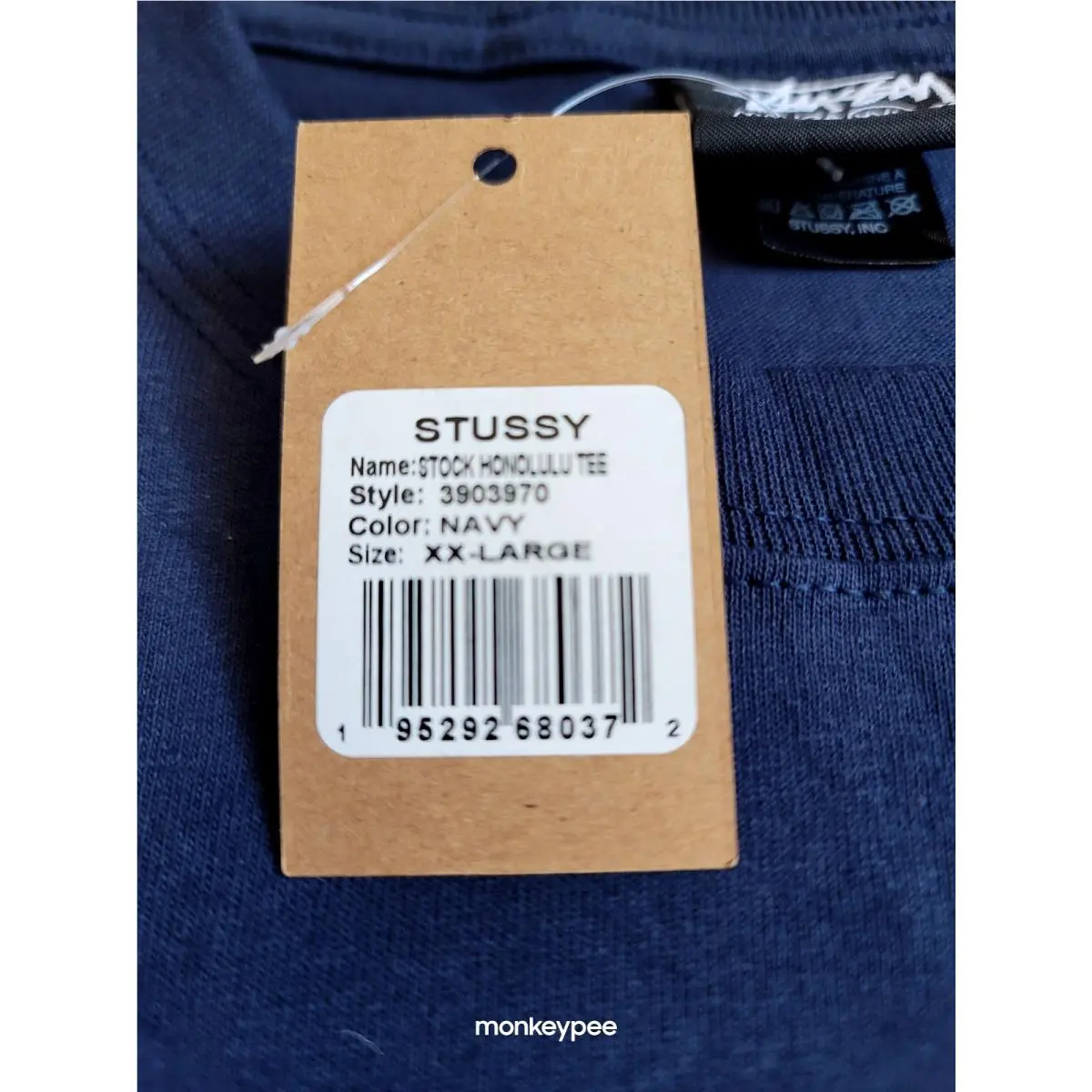 Stussy  clothing - STOCK HONOLULU TEE - STOCK HONOLULU TEE - 3903970 - Blue (UPC: 195292680372) 6